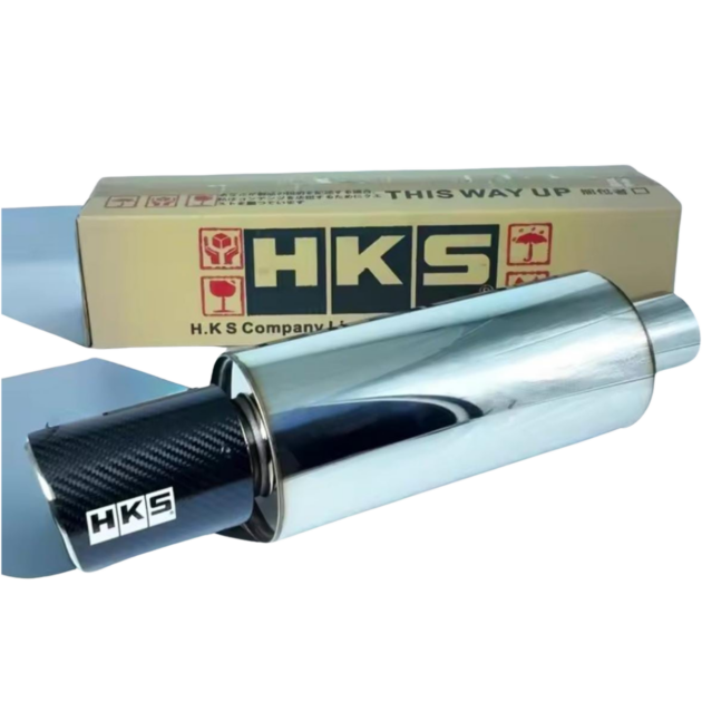 Escape Hks punta de Carbono  Entrada en 2.5" salida 4"