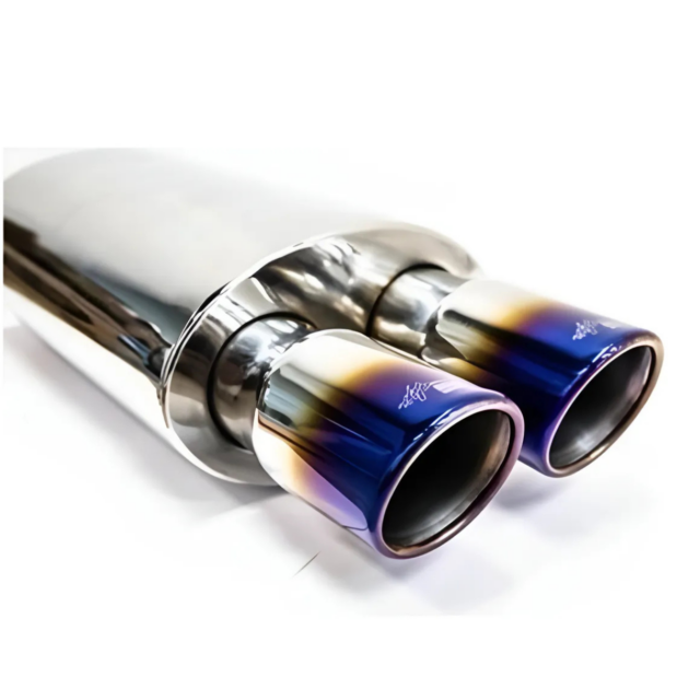 Escape Hks doble salida punta ionizada  entrada 2.5 y salidas 3"